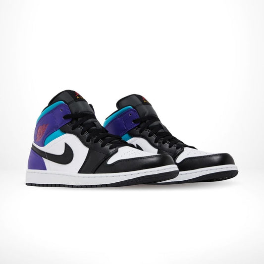 Air Jordan 1 Mid Court Purple Tropical Twist
