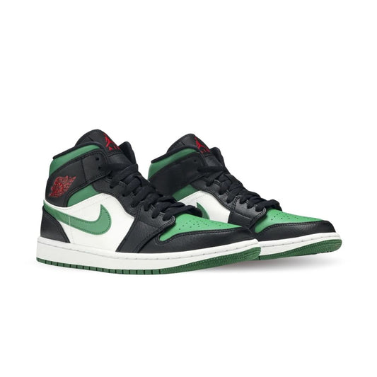 Air Jordan 1 Mid Pine Green Black