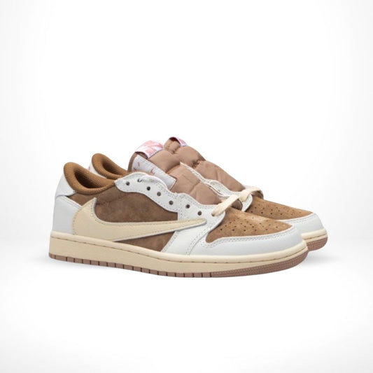 Air Jordan 1 Retro Low OG x Travis Scott Sail Shy Pink