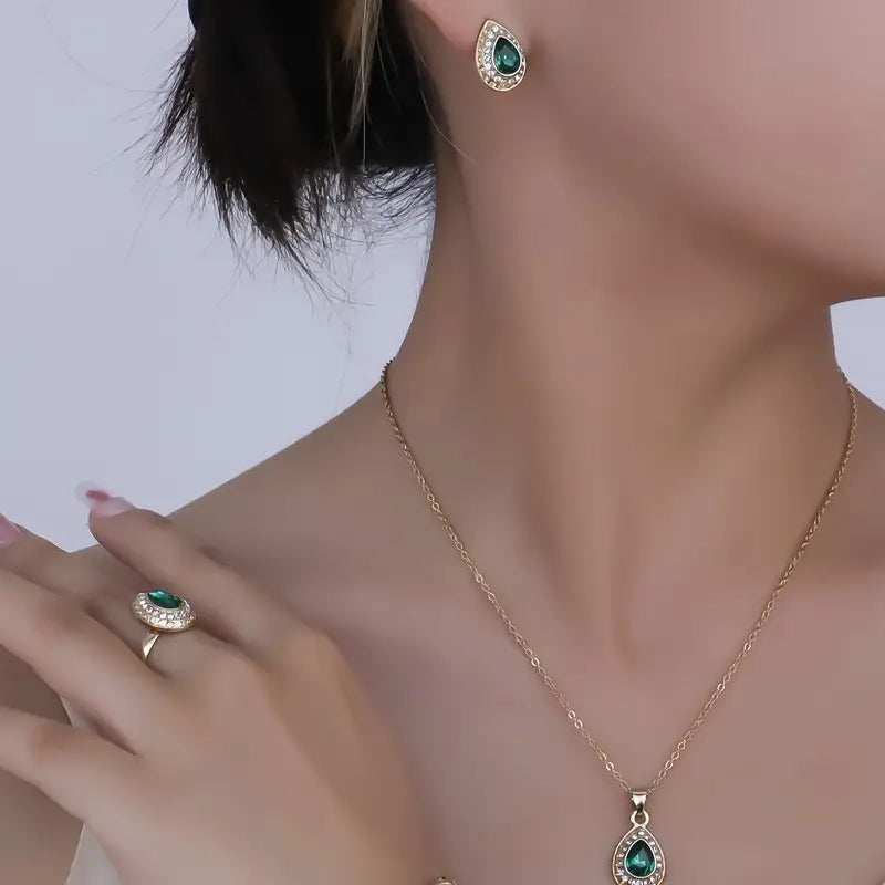 ZEVORA Noémie Glastra 18K Gold Jewelry Set – Handmade & Hypoallergenic