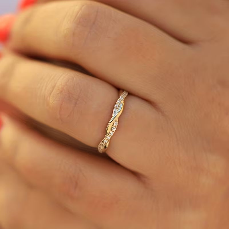 ZEVORA Two Style Accent Ring – Gold