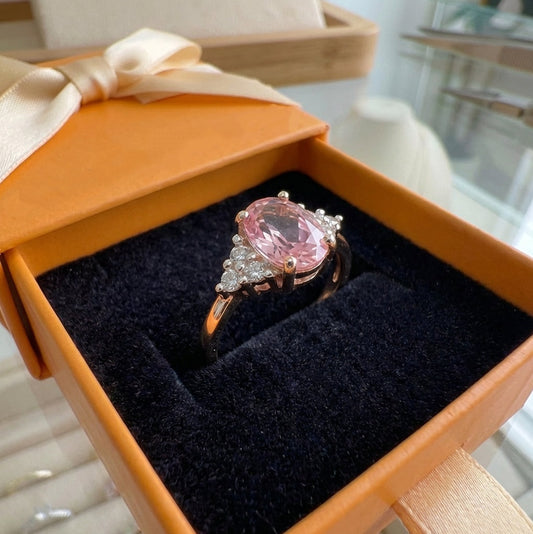 ZEVORA Lustre Bloom Ring | Rose Gold