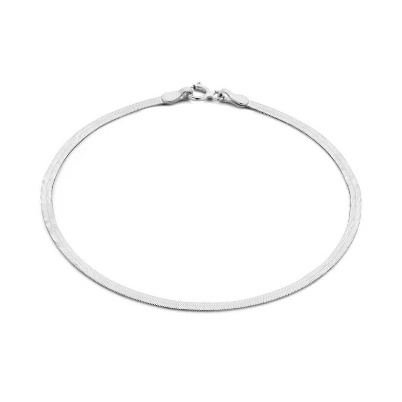 ZEVORA Soleil Serpent Bracelet – White Gold