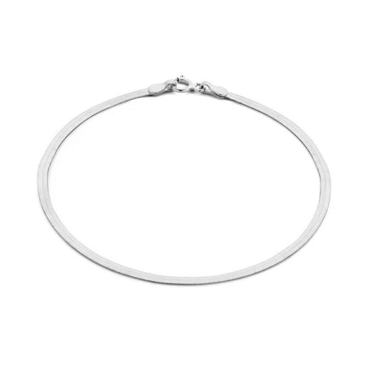 ZEVORA Soleil Serpent Bracelet – White Gold