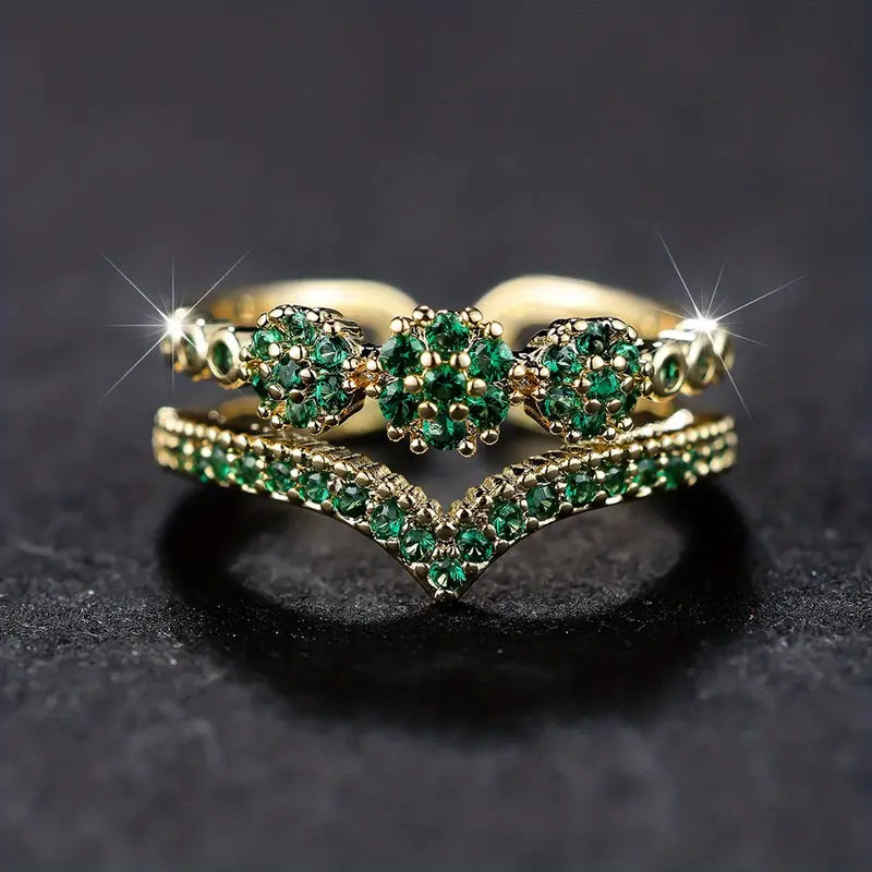 ZEVORA Nerisse Valgarde Ring – Gold