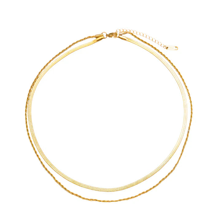 ZEVORA Juliana Solvia Necklace – Gold