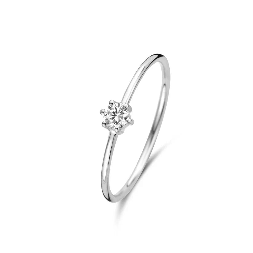 ZEVORA Abella Maris Ring – Handmade White Gold Ocean-Inspired Jewelry