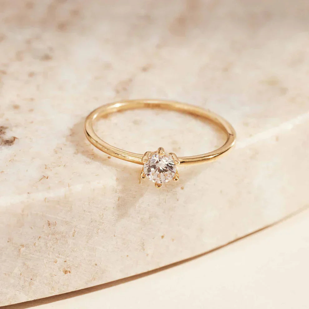 ZEVORA Abella Maris Ring – Handmade Gold Ocean-Inspired Jewelry