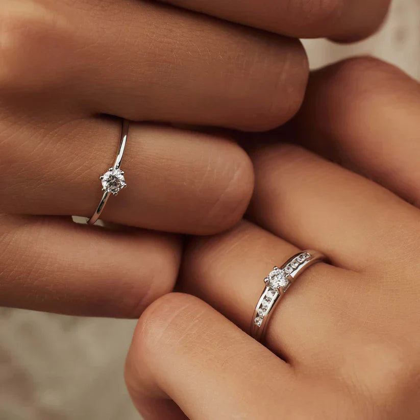 ZEVORA Abella Maris Ring – Handmade White Gold Ocean-Inspired Jewelry
