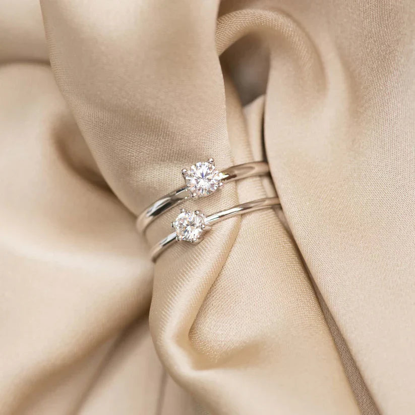 ZEVORA Abella Maris Ring – Handmade White Gold Ocean-Inspired Jewelry