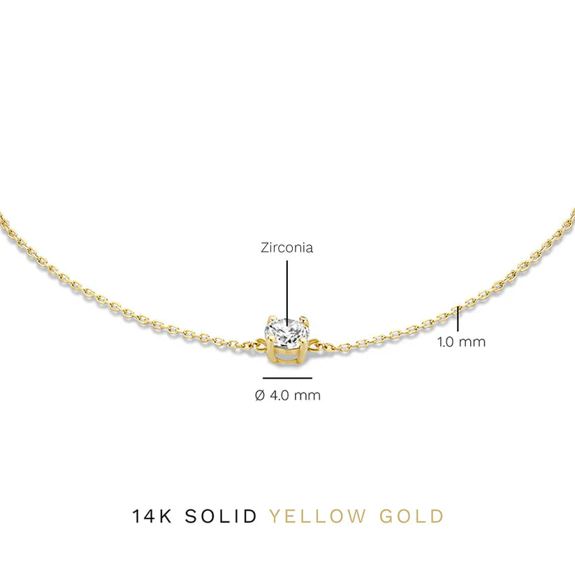 ZEVORA Cléa Moissanite Stone Bracelet – Handmade Gold & Moissanite Jewelry