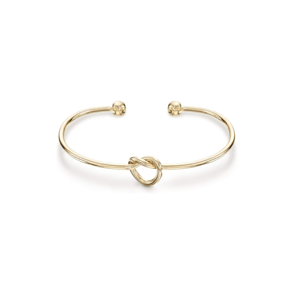 ZEVORA Love Knot Infinity Bracelet – Handmade Gold Jewelry