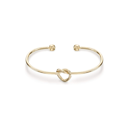 ZEVORA Love Knot Infinity Bracelet – Handmade Gold Jewelry